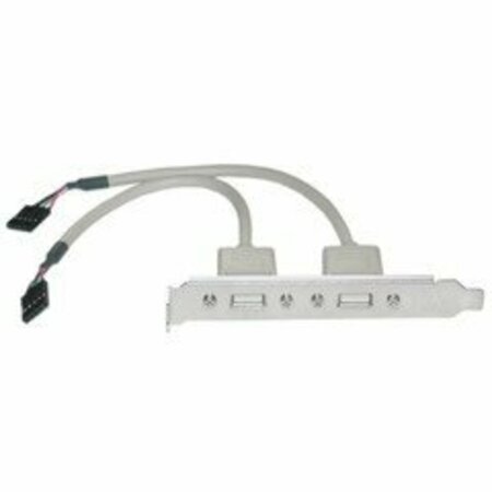 SWE-TECH 3C USB PC Expansion Slot Cover, Dual USB Type A Female Ports to Board Header FWT31U1-02408